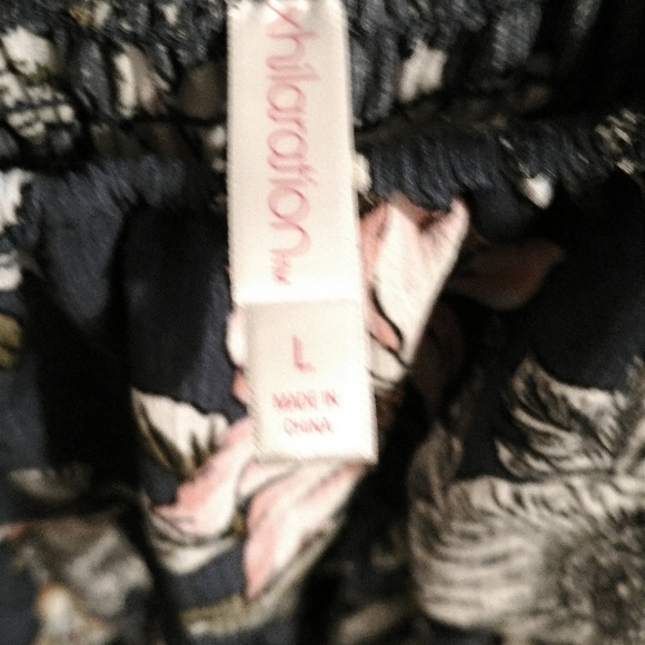 Navy Blue Floral Dress from Target - Picture 3 of 3